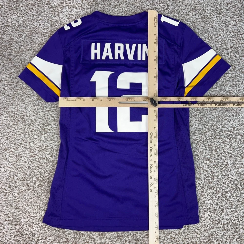 Minnesota Vikings Jersey Womens Small Purple Percy Harvin 12 Nike NFL Football